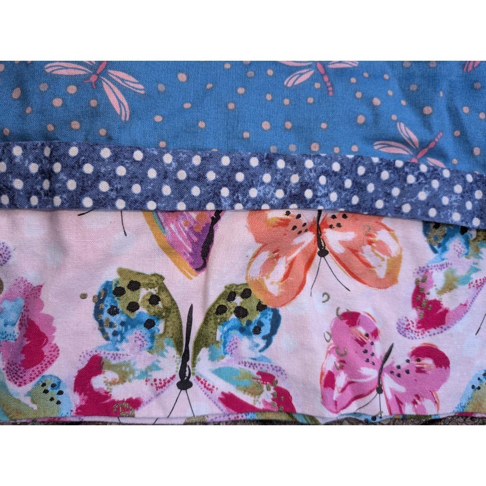 1 Pc Dragonfly BUTTERFLY Custom Standard Pillowcase Cotton Bella Cottagecore Std